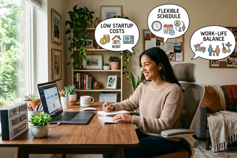 benefits of home-based business ideas for beginners